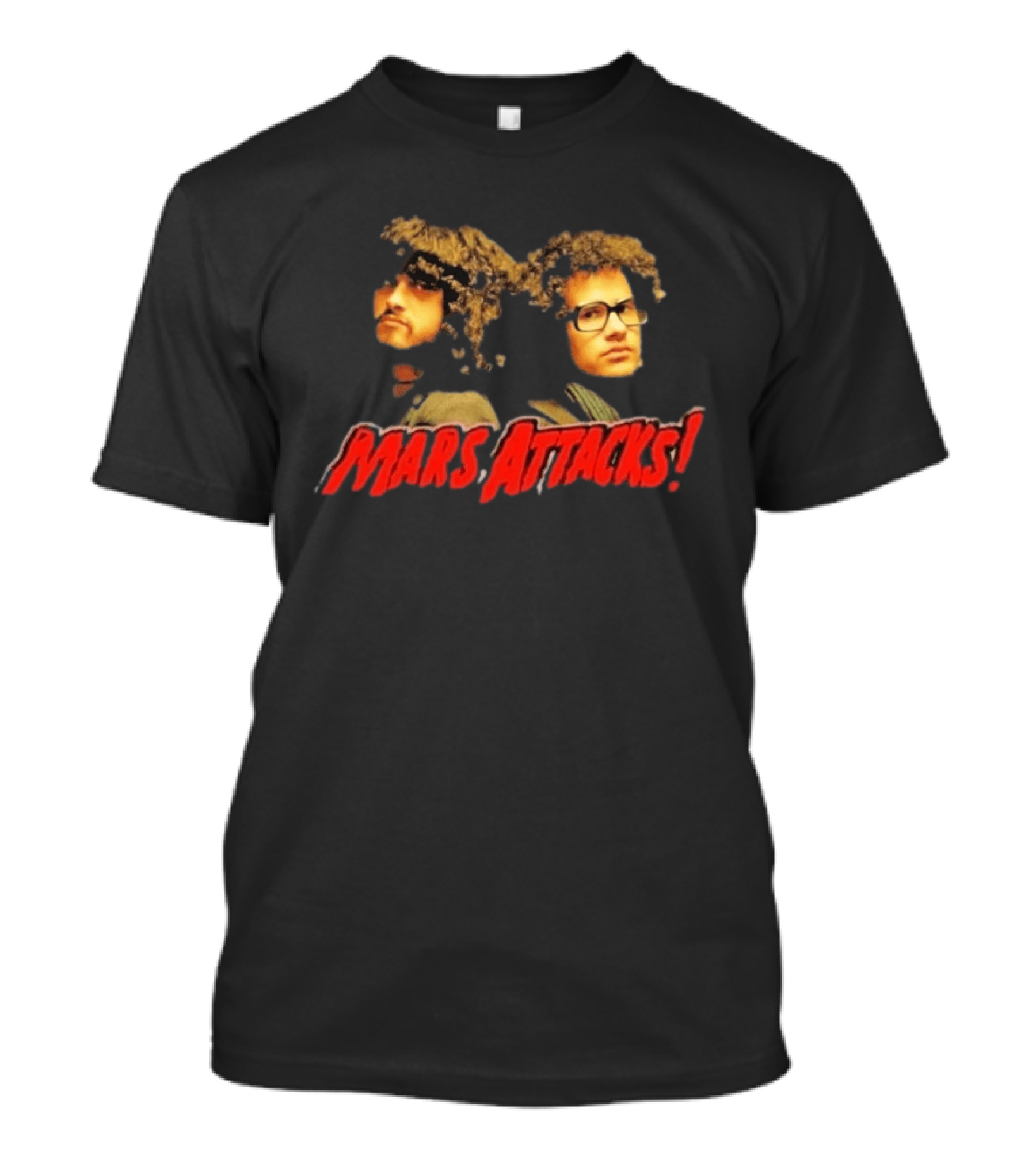 Omar Rodríguez López Cedric Bixler Zavala Mars Attacks Collaboration T-Shirt