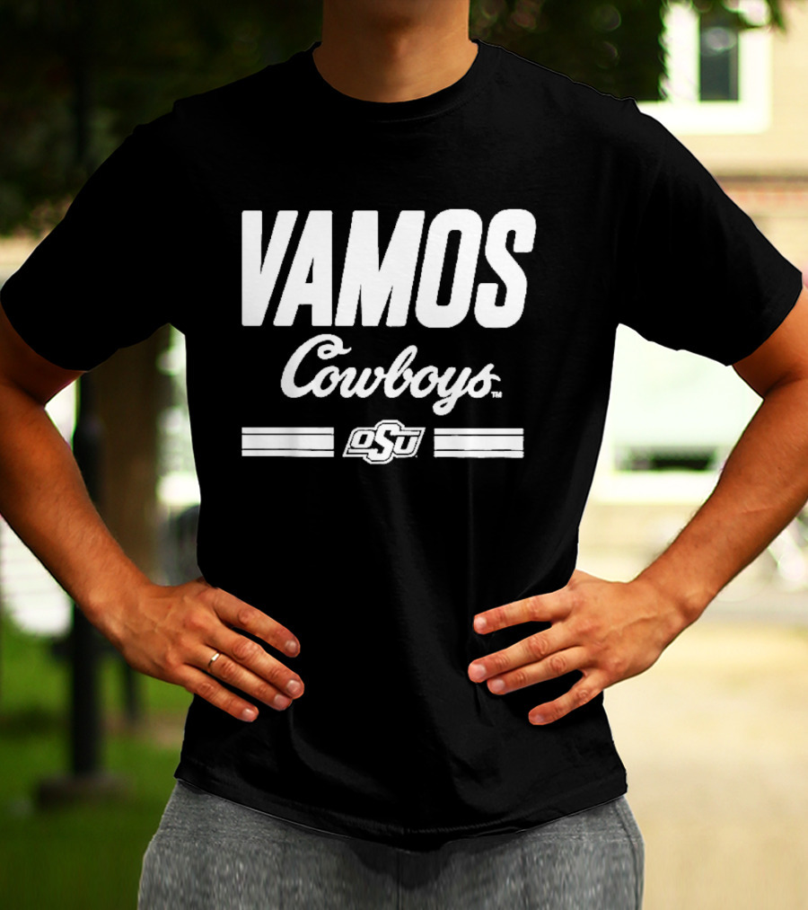 OSU Cowboy Basketball Vamos Cowboys 2026 OSU T-Shirt