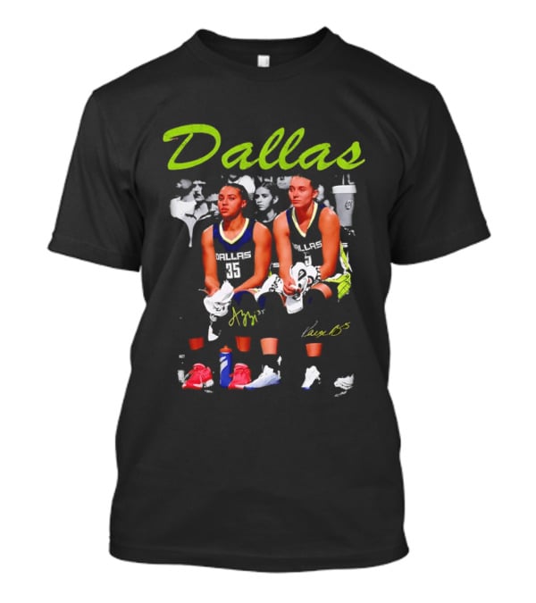 Dallas Azzi Fudd Paige Bueckers Signatures 2026 Game Day T-Shirt