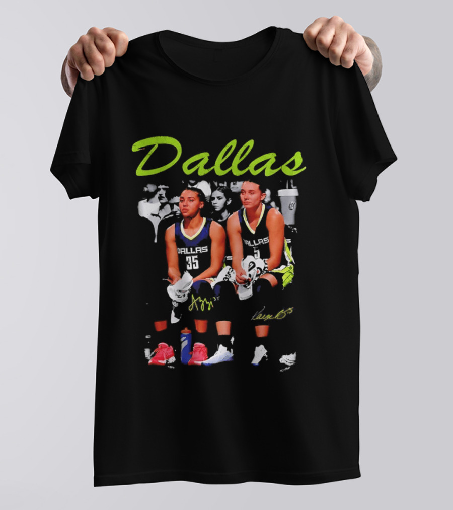Dallas Azzi Fudd Paige Bueckers Signatures 2026 Game Day T-Shirt