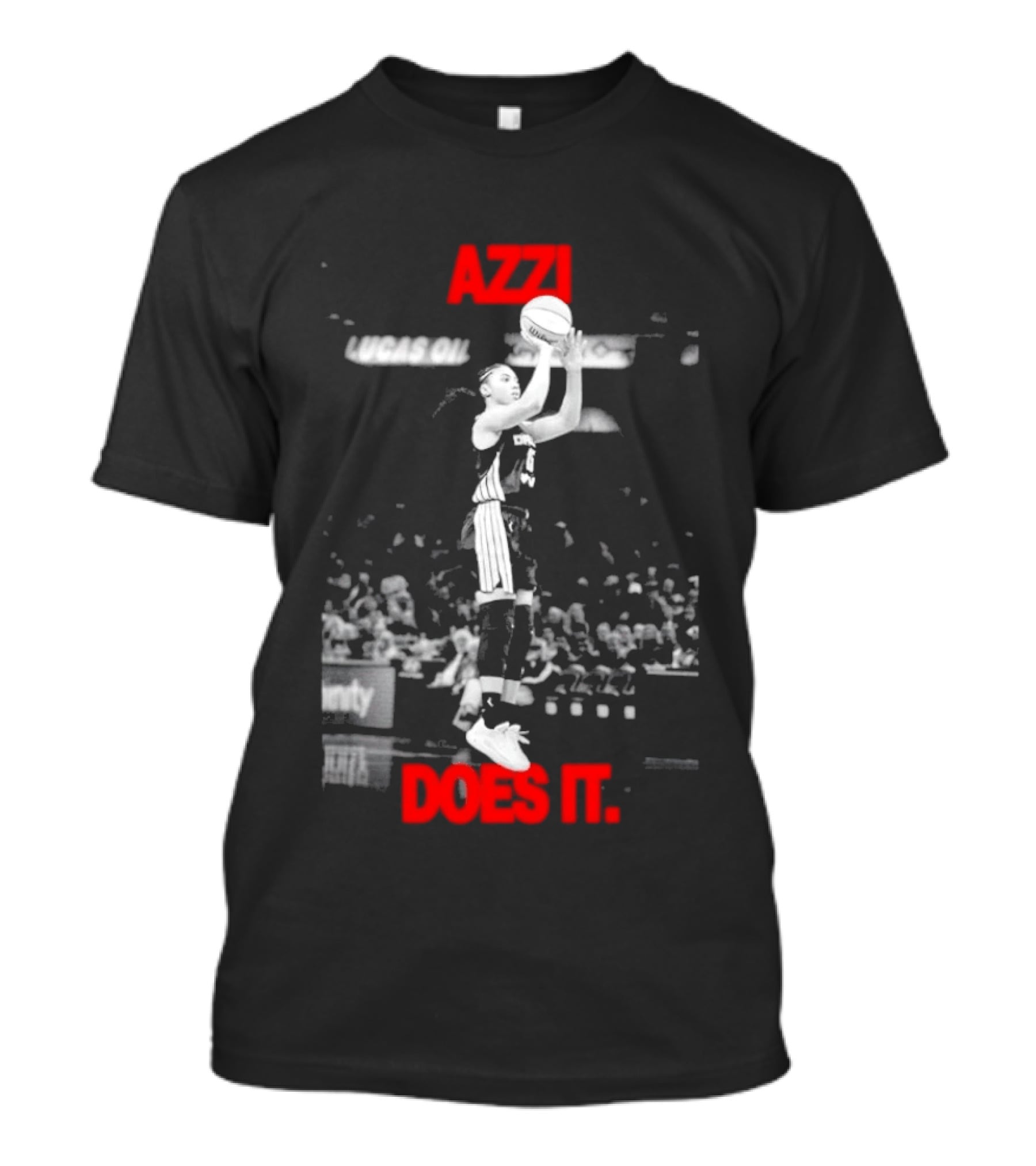 Azzi Fudd Azzi Does It WNBA Basketball Player Jump Shot T-Shirt
