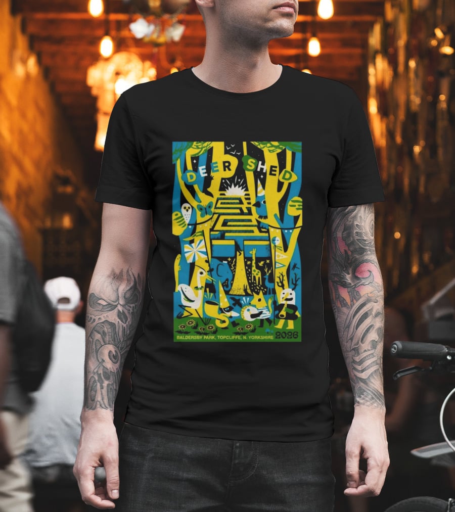 Deer Shed 2026 Baldersby Park Topcliffe N Yorkshire Festival T-Shirt