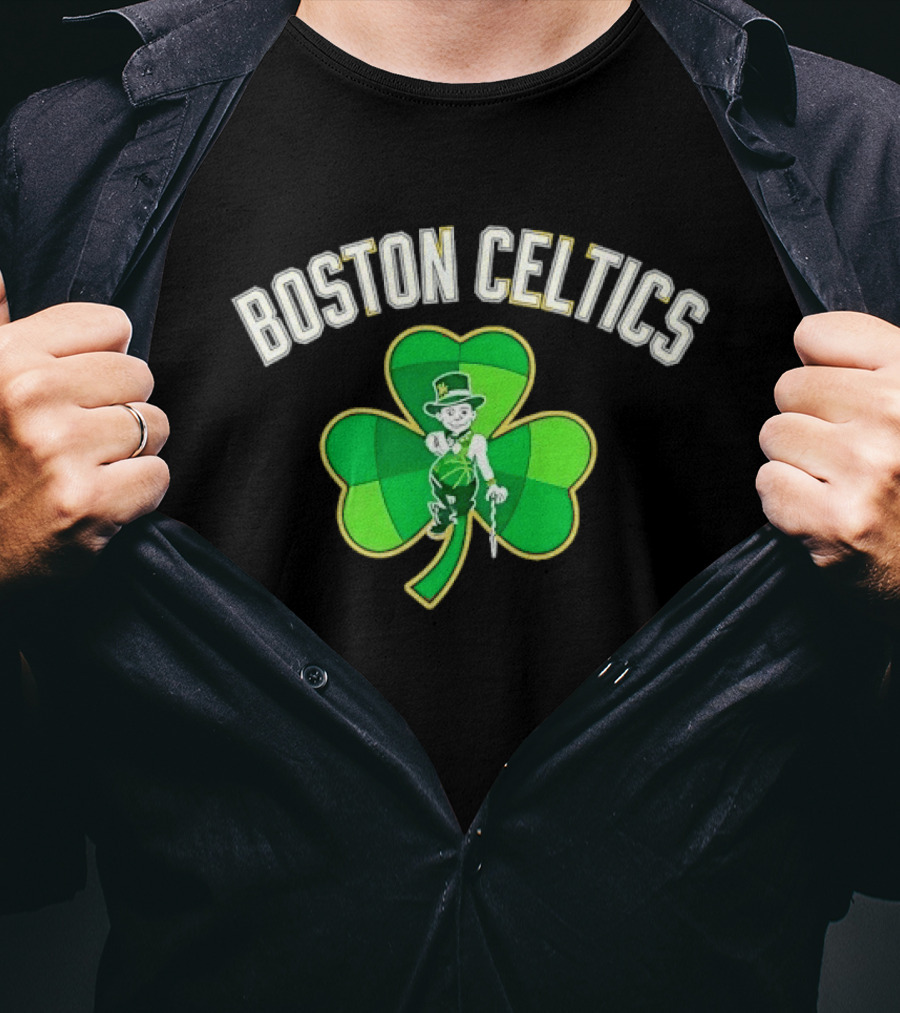 Boston Celtics Shamrock St Patrick's Day 2026 T-Shirt