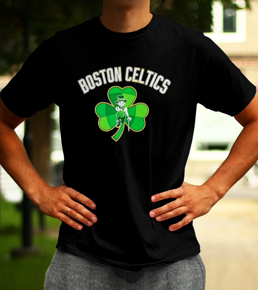 Boston Celtics Shamrock St Patrick's Day 2026 T-Shirt