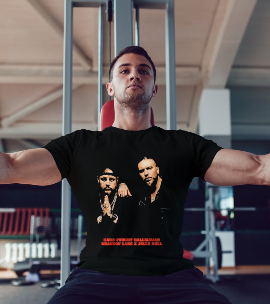 Brandon Lake X Jelly Roll Hard Fought Hallelujah T-Shirt
