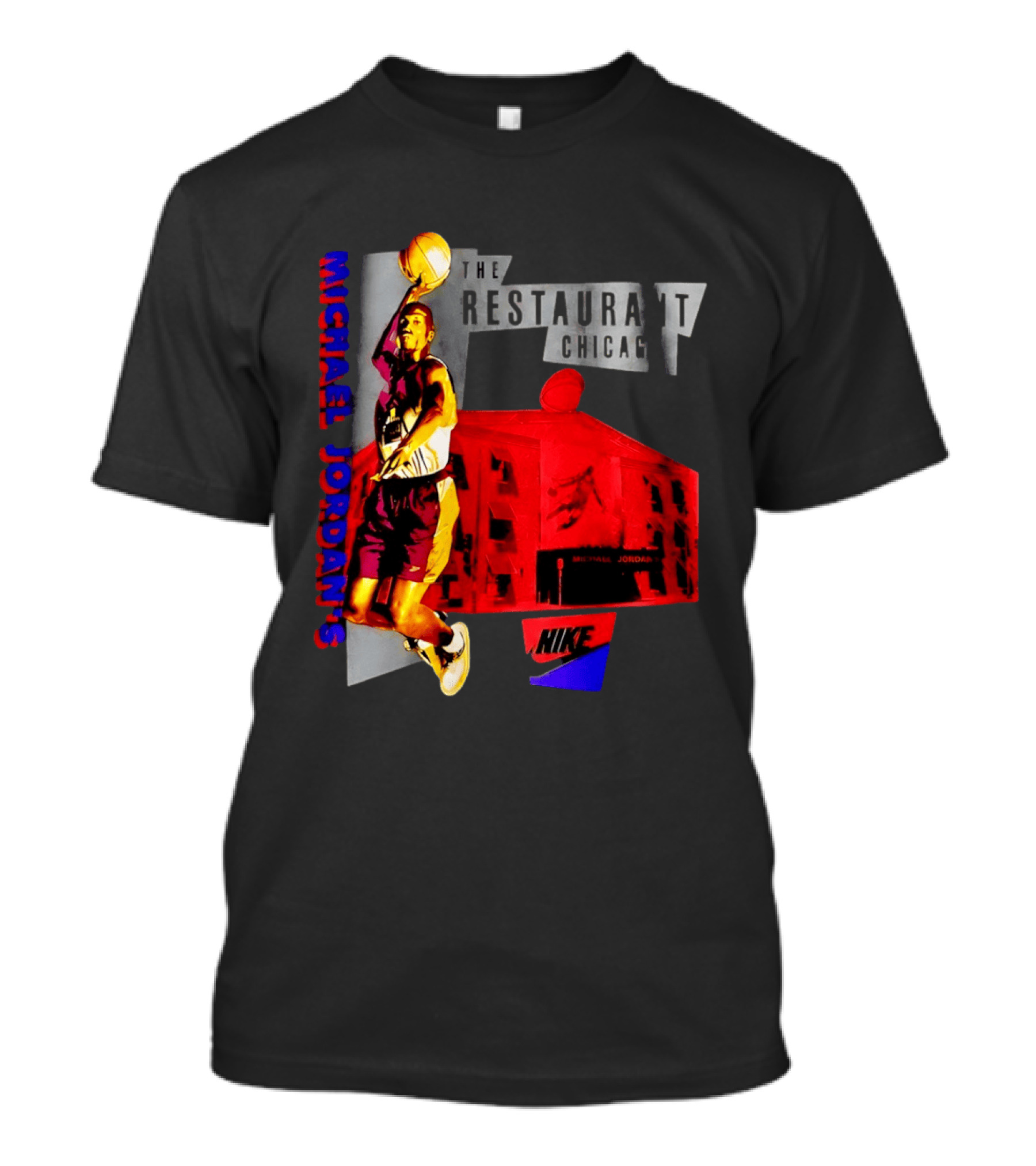 Michael Jordan's Restaurant Chicago Nike Basketball T-Shirt