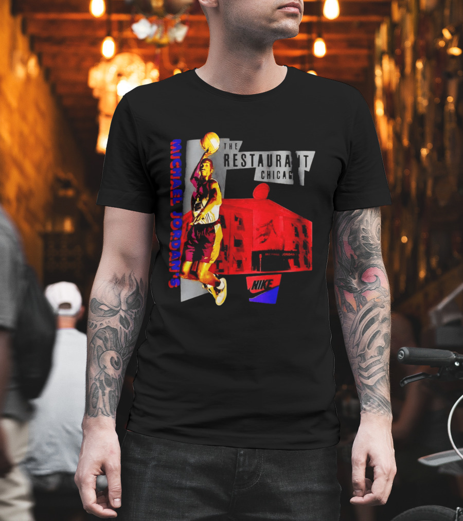 Michael Jordan's Restaurant Chicago Nike Basketball T-Shirt