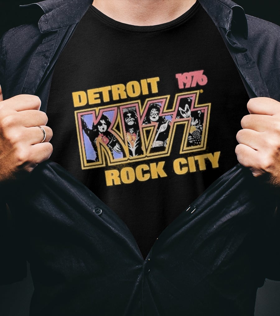 Kiss Detroit Rock City 1976 Band T-Shirt