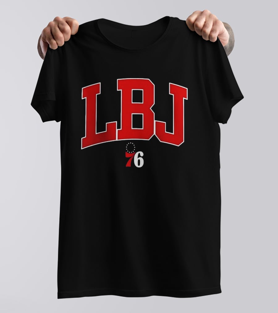 LBJ Philadelphia 76ers 76 Basketball T-Shirt