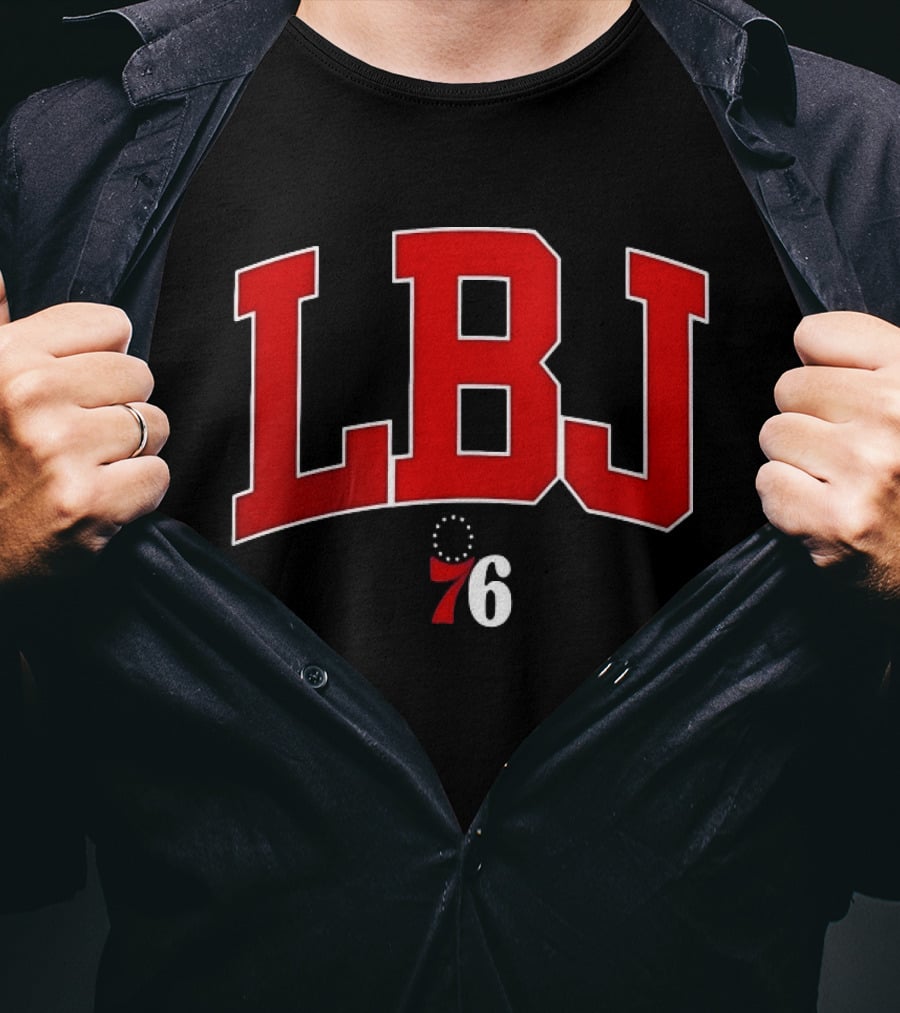LBJ Philadelphia 76ers 76 Basketball T-Shirt