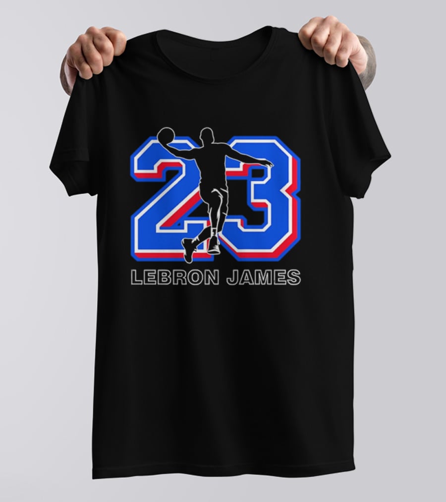 LeBron James 23 Basketball Dunk T-Shirt