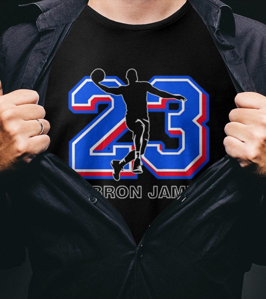 LeBron James 23 Basketball Dunk T-Shirt