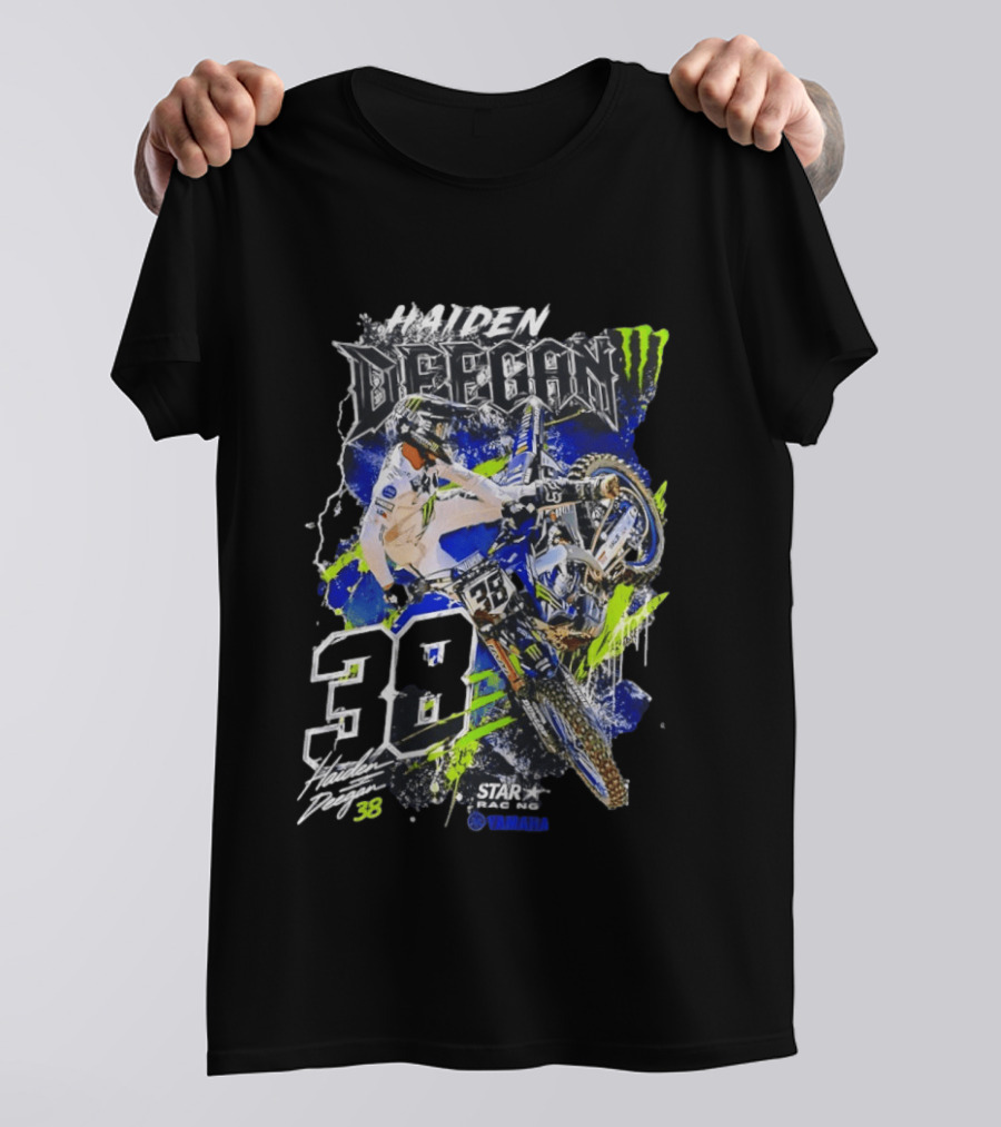 Haiden Deegan 38 Star Racing Yamaha Monster Energy Moto Cross T-Shirt