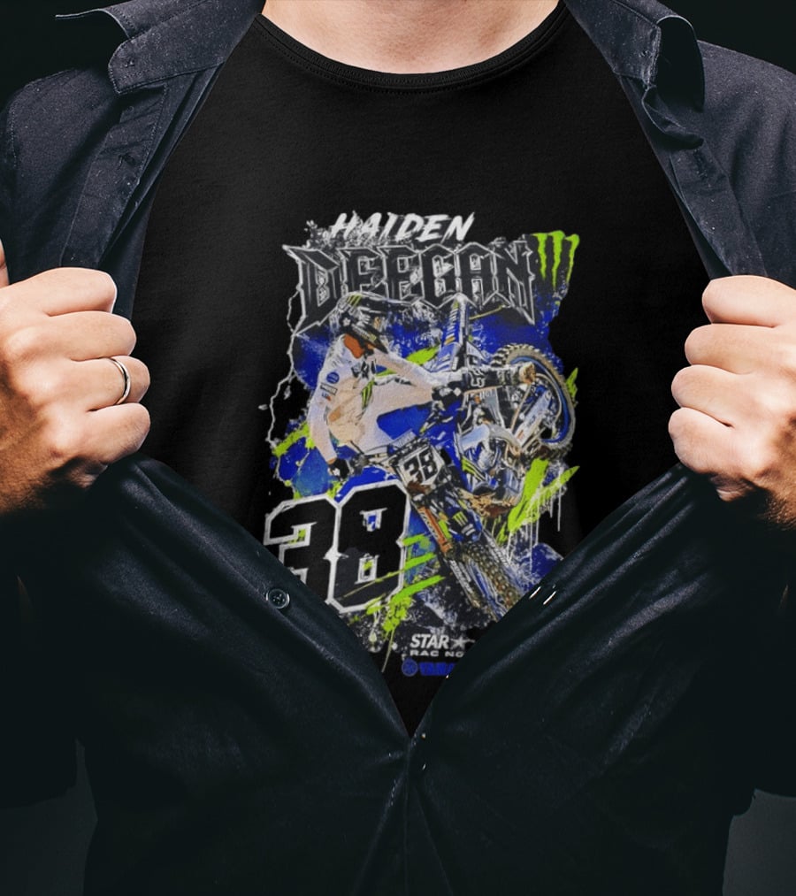 Haiden Deegan 38 Star Racing Yamaha Monster Energy Moto Cross T-Shirt