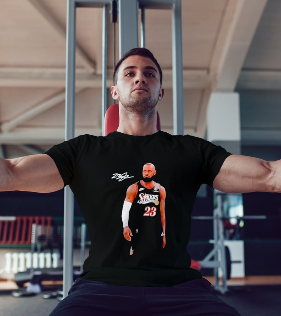 LeBron James 76ers 23 Basketball Edition T-Shirt
