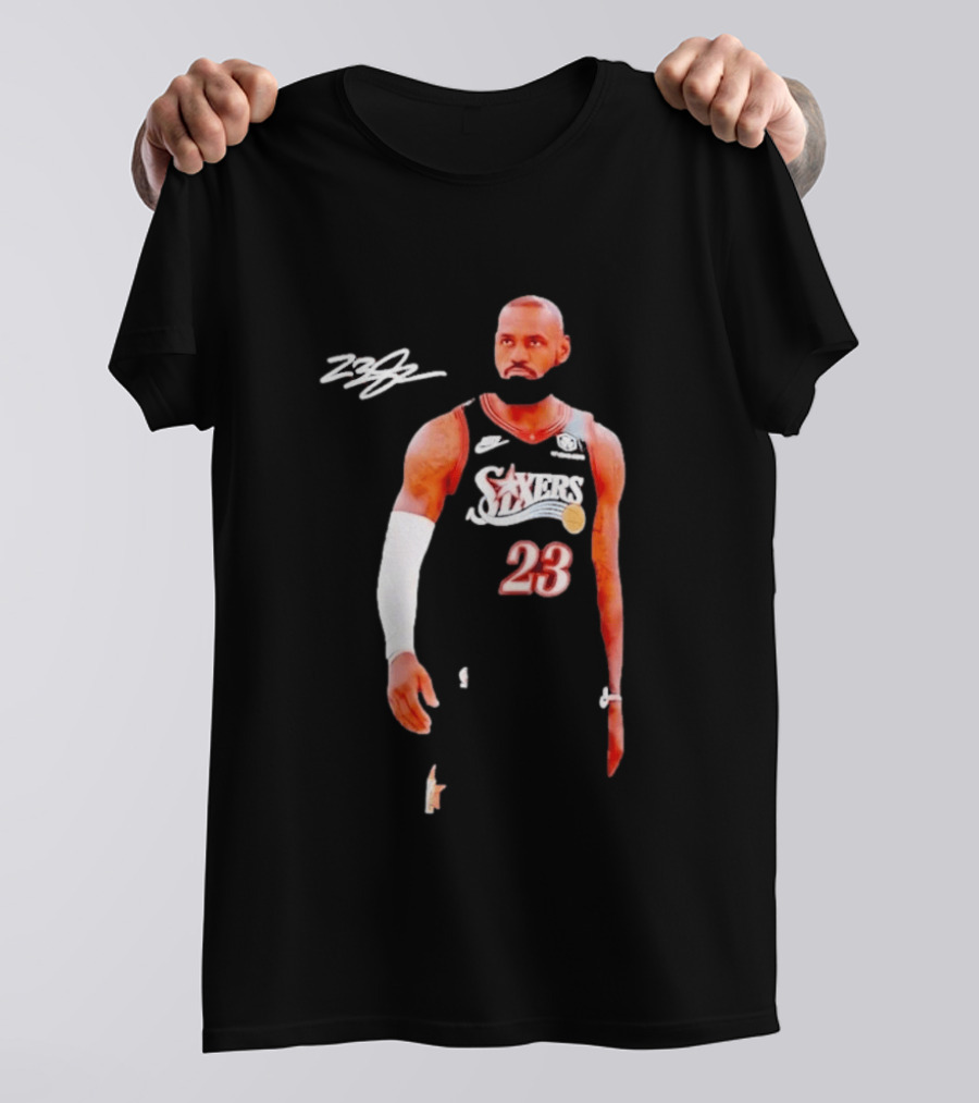 LeBron James 76ers 23 Basketball Edition T-Shirt