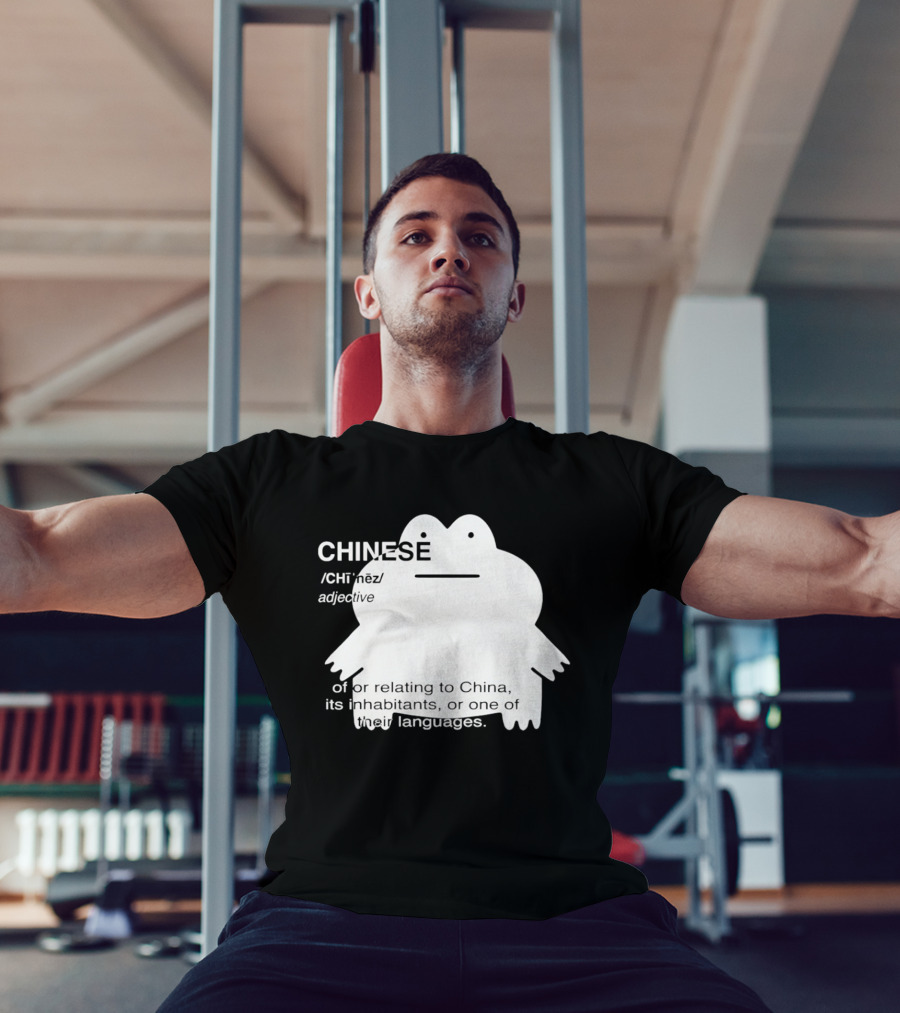 CHINESE Definition Frog Relating To China Its Inhabitants Or Their Language T-Shirt