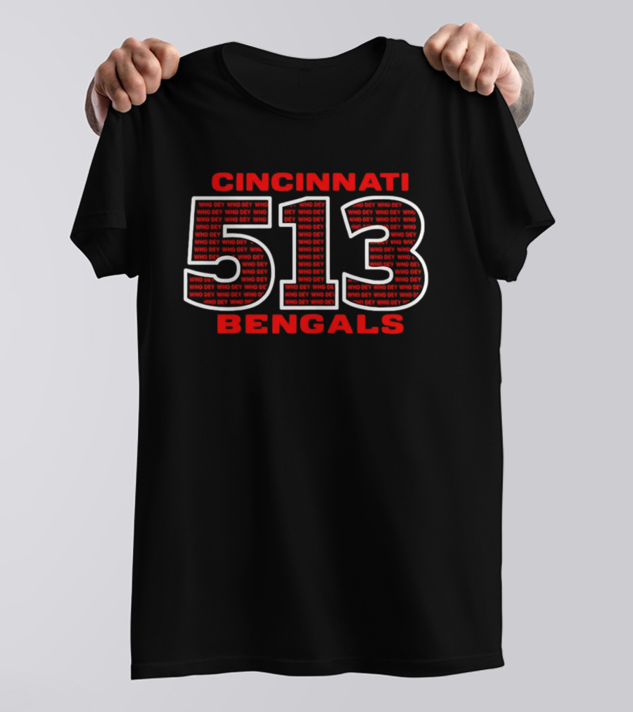 Cincinnati Bengals 513 Who Dey T-Shirt