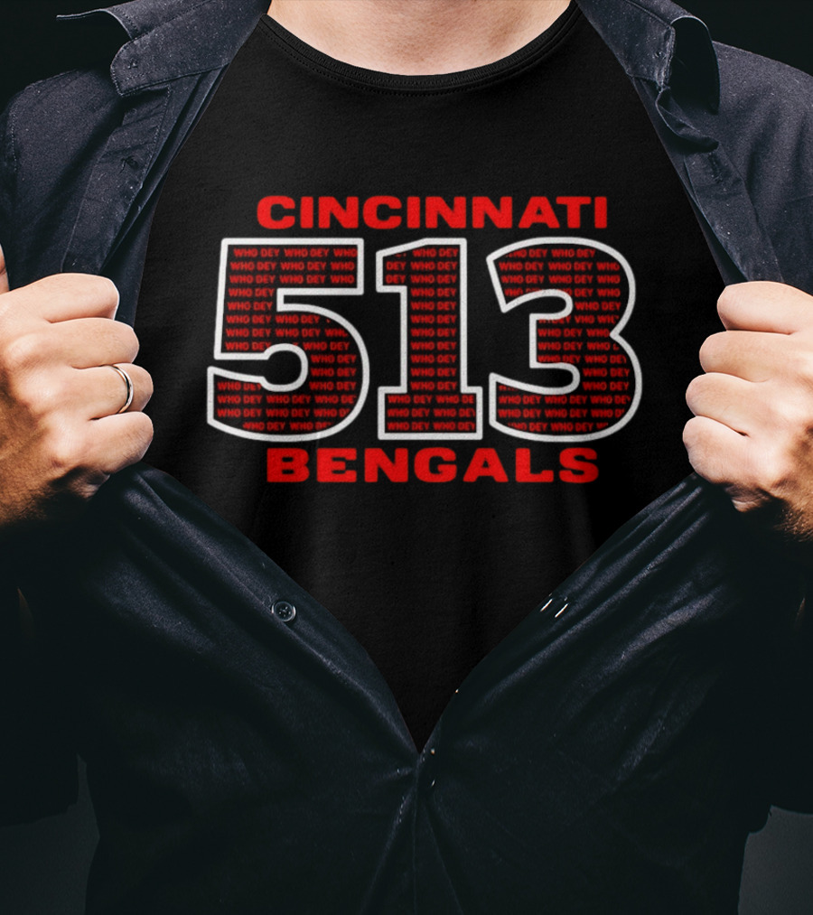 Cincinnati Bengals 513 Who Dey T-Shirt