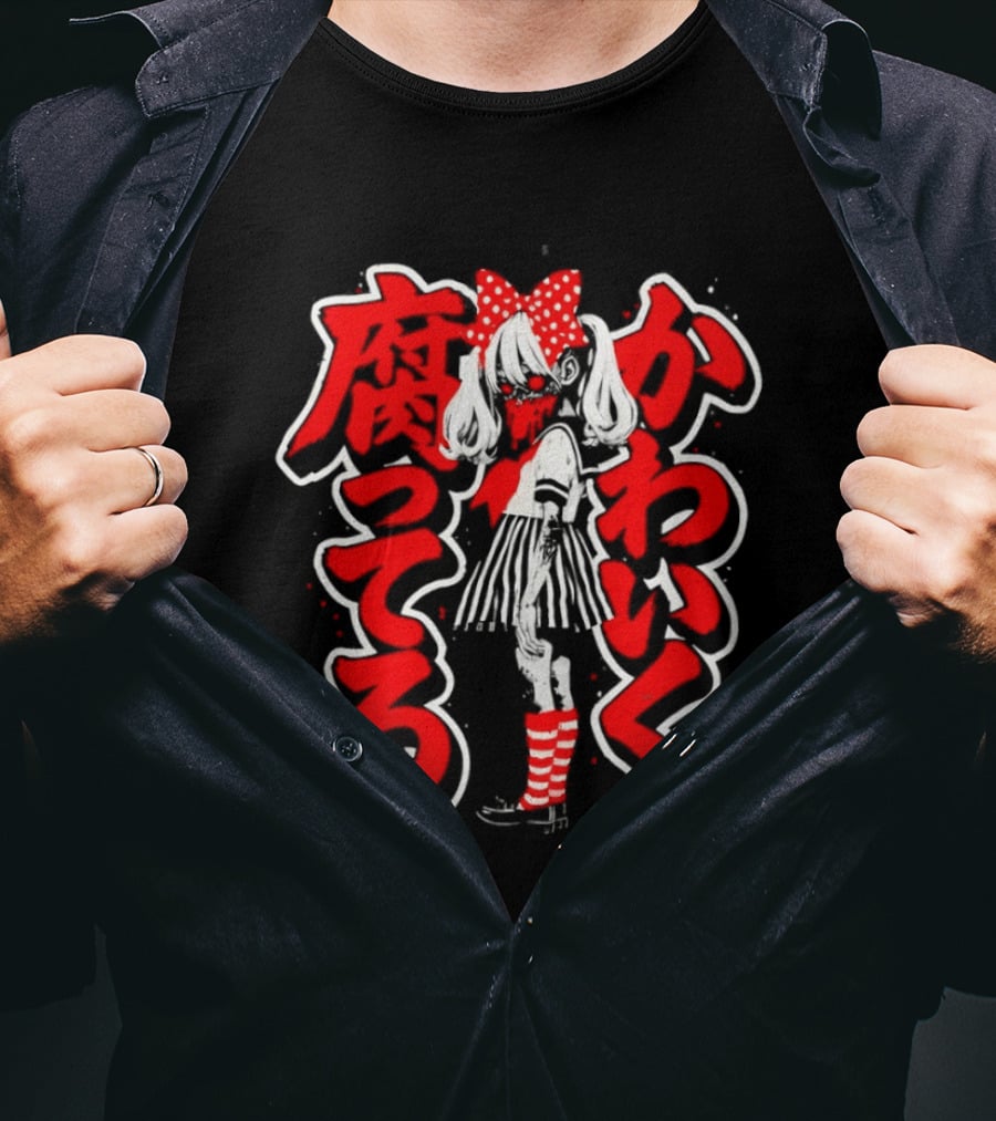 Horror Anime Manga Aesthetics Japanese T-Shirt
