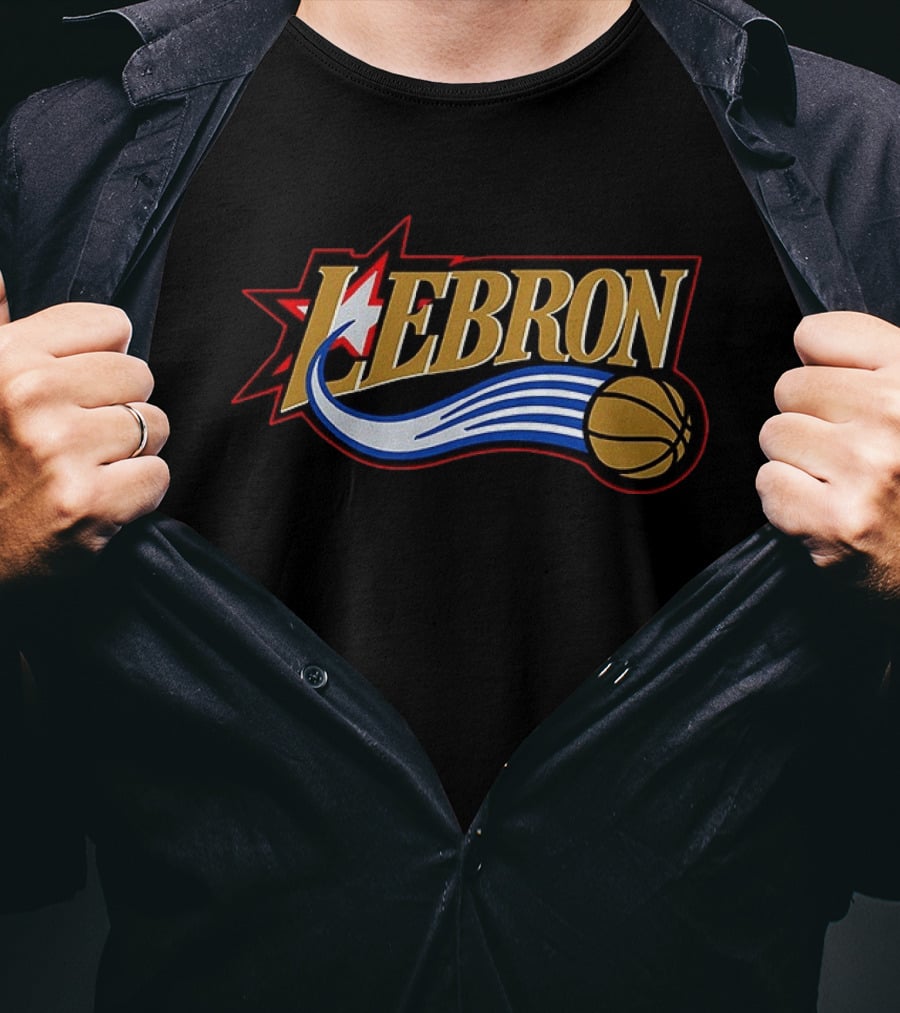 LeBron James Philadelphia 76ers NBA Crossover Concept T-Shirt