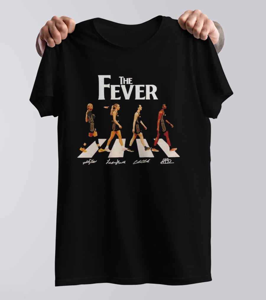 The Fever Abbey Road Signatures Clark Cunningham Hull Boston T-Shirt