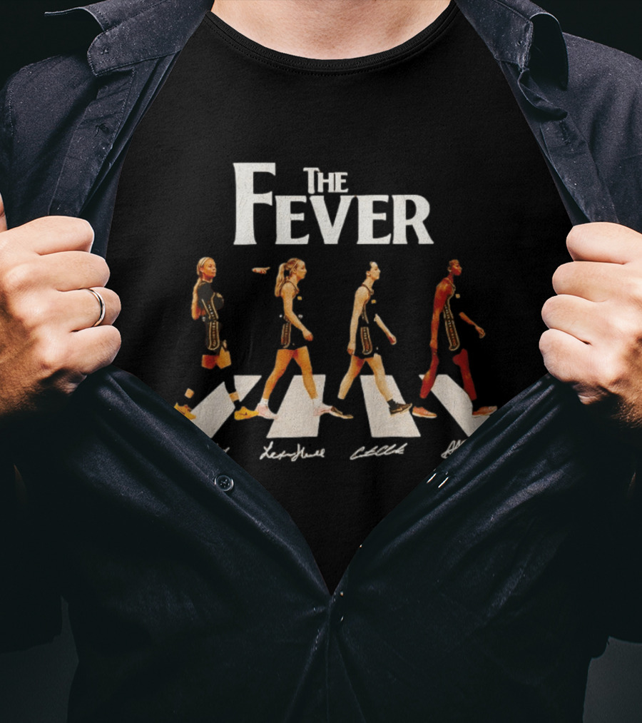 The Fever Abbey Road Signatures Clark Cunningham Hull Boston T-Shirt