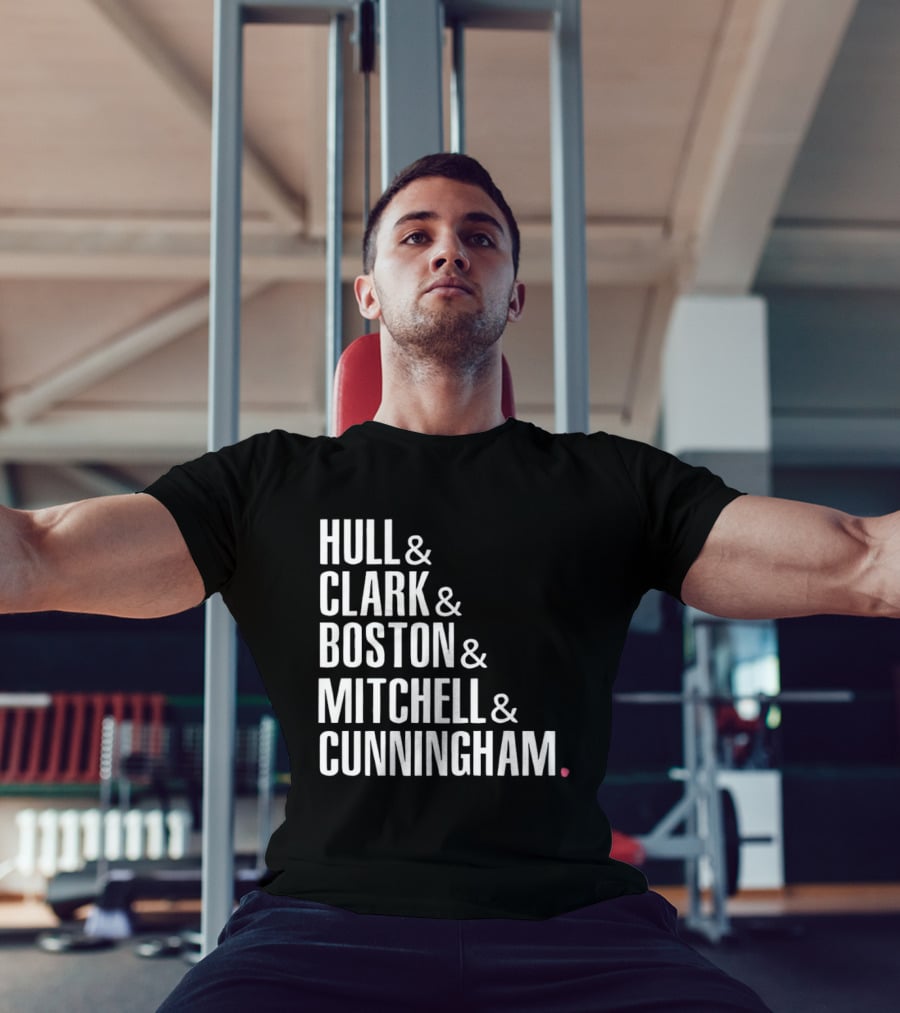 Hull Clark Boston Mitchell Cunningham Indiana Fever WNBA Basketball 2026 T-Shirt