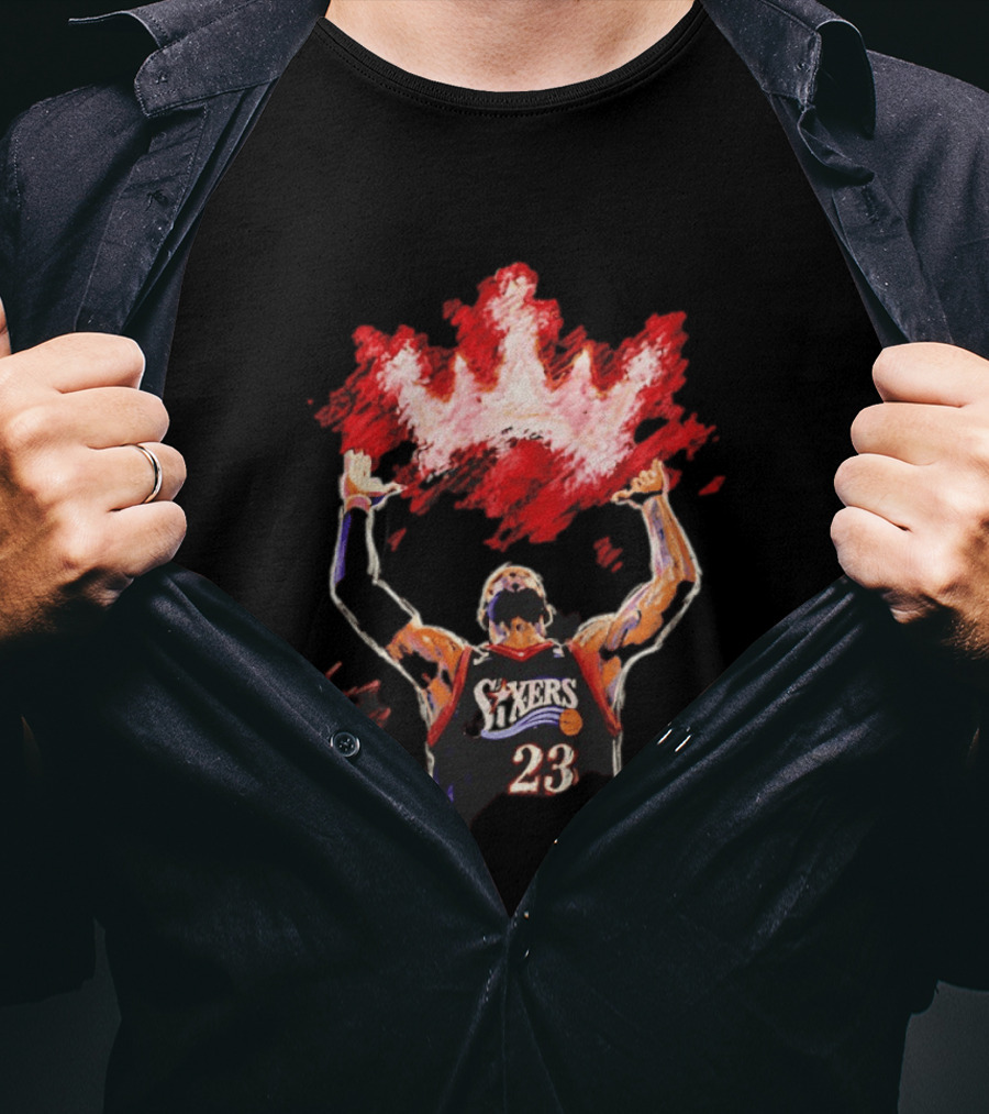 LeBron James The King Philadelphia 76ers NBA 2026 23 Jersey T-Shirt