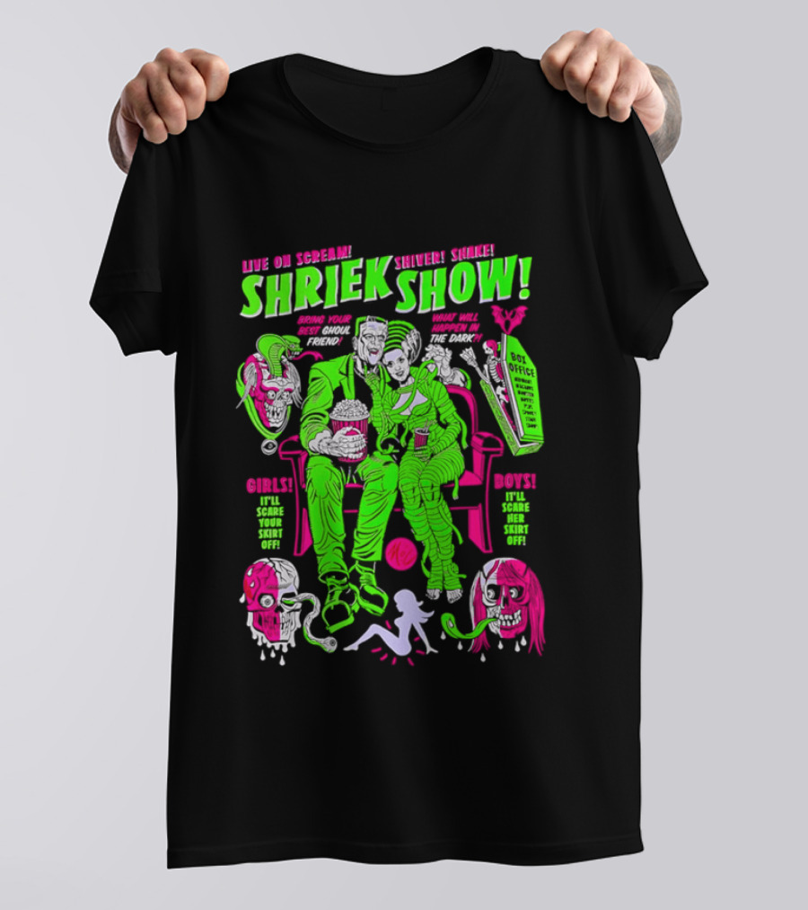 Live On Scream Shriek Show Bring Your Best Ghoul Friend Scariest Scores Songs Skins T-Shirt