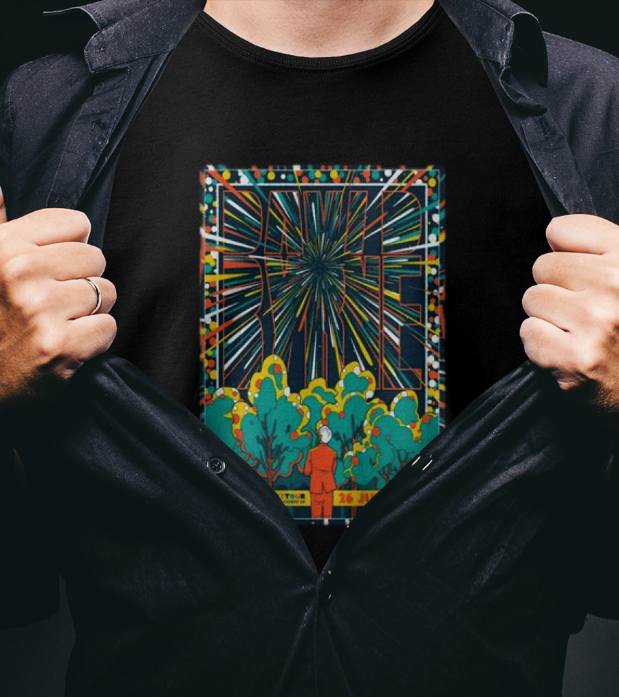 David Byrne Who Is This Sky Tour Cardiff Castle UK 26 July 2026 T-Shirt