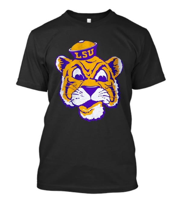 LSU Tigers Big Face 2026 Tiger Head LSU T-Shirt