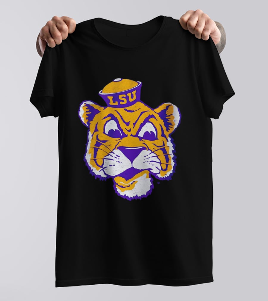 LSU Tigers Big Face 2026 Tiger Head LSU T-Shirt