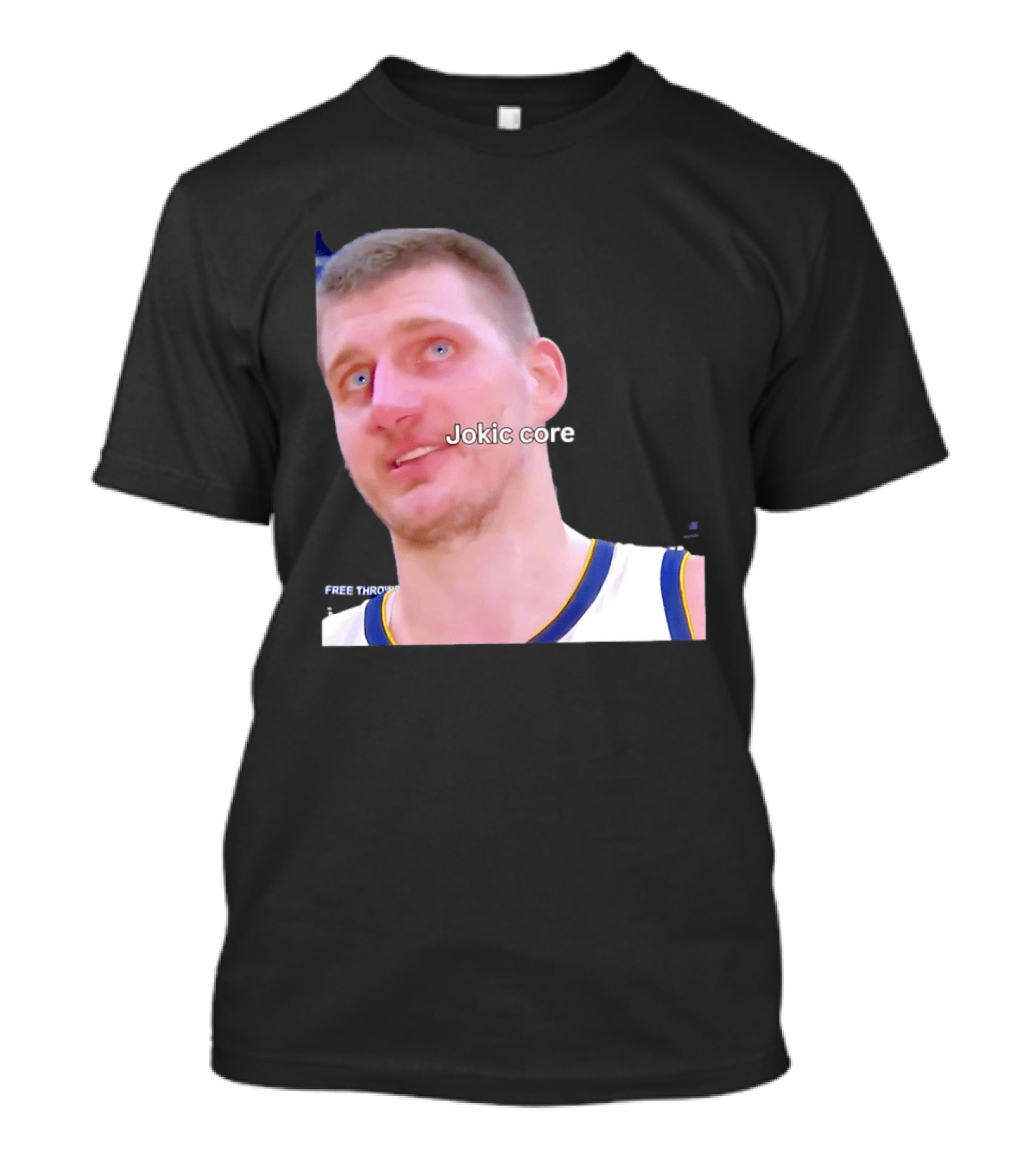 Jokic Core Nikola Jokic Free Throw Basketball T-Shirt