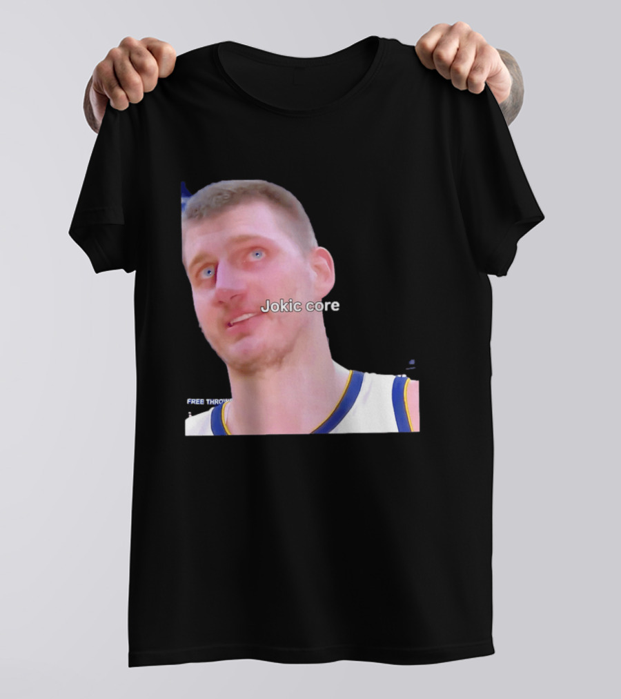 Jokic Core Nikola Jokic Free Throw Basketball T-Shirt