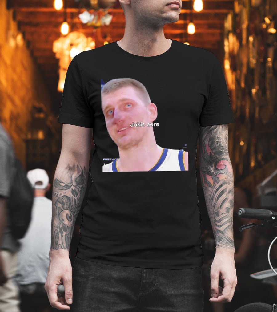 Jokic Core Nikola Jokic Free Throw Basketball T-Shirt