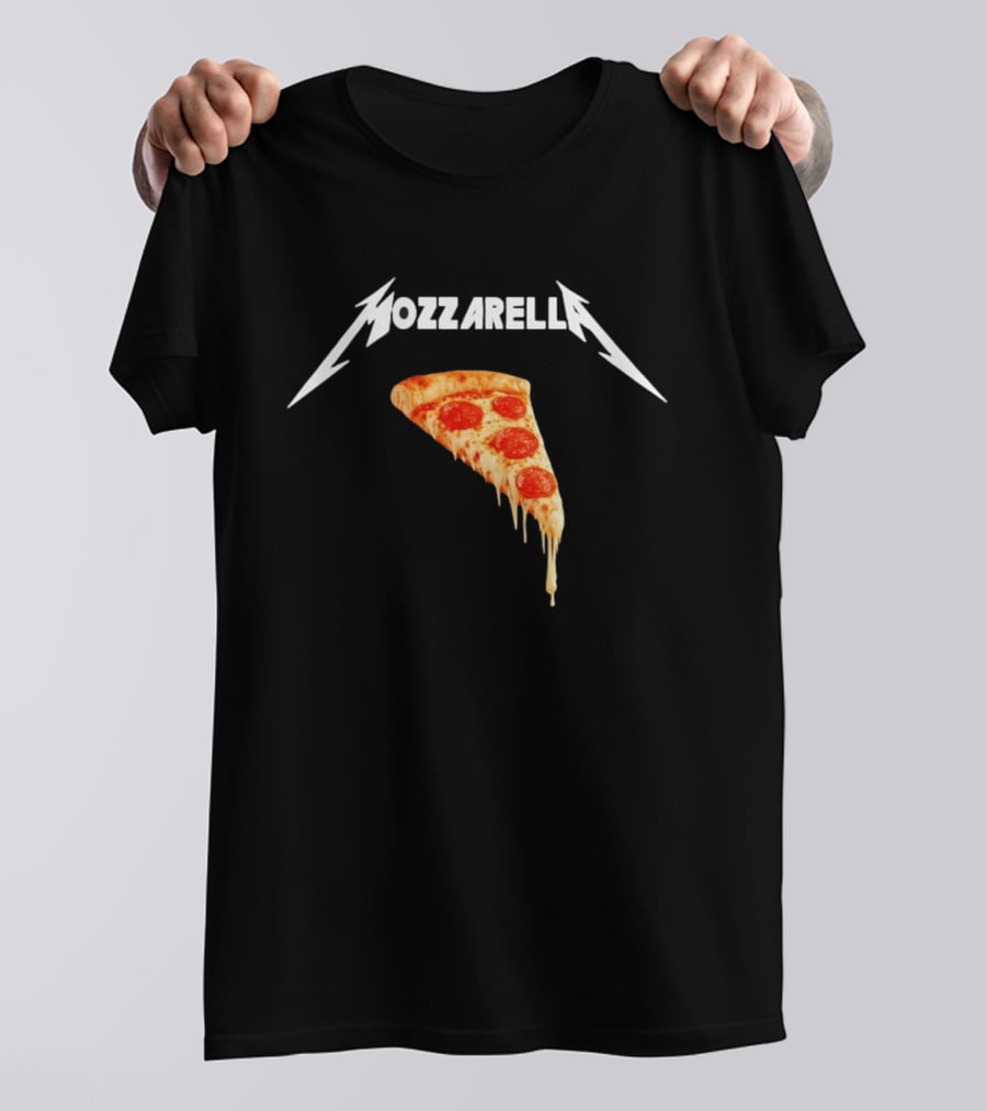 Mozzarella Pizza Slice With Cheese And Pepperoni T-Shirt