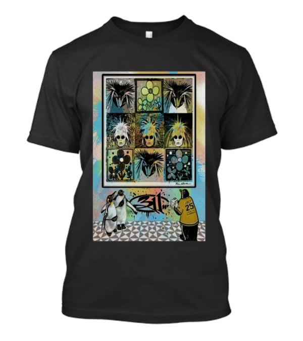 311 July 25 2026 Pittsburgh PA Penguins And Flowers By PaleoDesigns T-Shirt