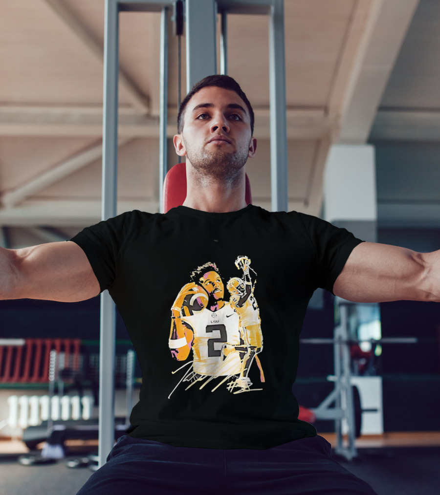 Odell Beckham Jr. LSU Tigers Football Number 2 NCAA T-Shirt