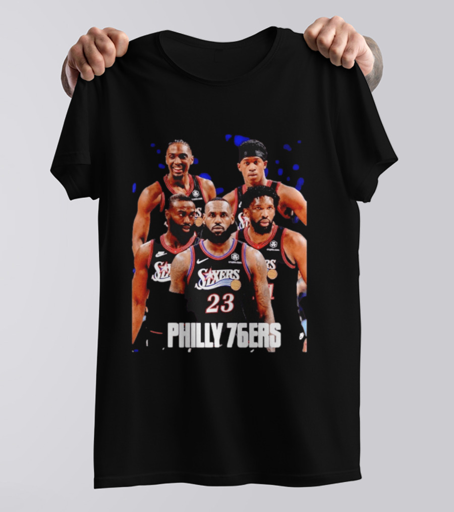 Philadelphia 76ers Big Five LeBron James Philly 76ers 23 T-Shirt