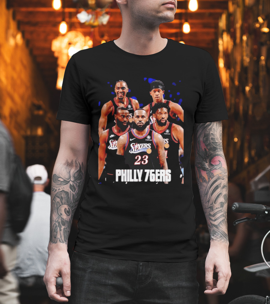 Philadelphia 76ers Big Five LeBron James Philly 76ers 23 T-Shirt