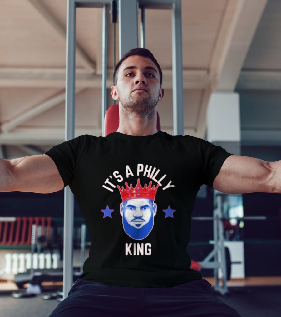Lebron James It's A Philly King Philadelphia 76ers T-Shirt