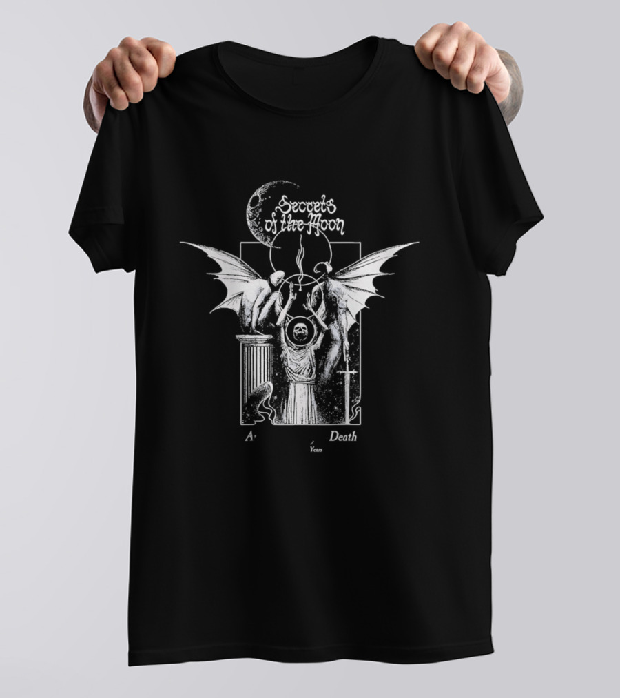 Secrets Of The Moon Arcana Vanity Death The Demo Years Winged Figure Symbolism T-Shirt