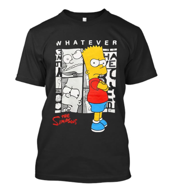 Whatever The Simpsons Bart Simpson Attitude T-Shirt