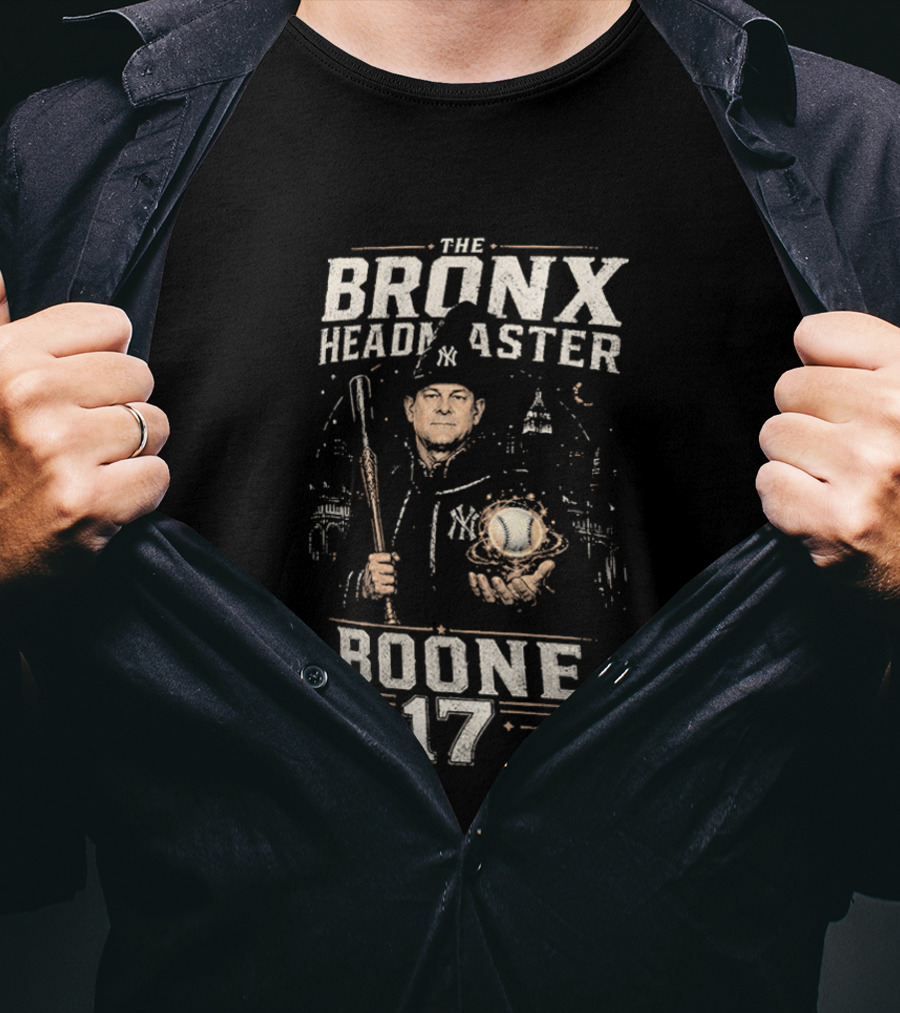 The Bronx Headmaster Boone 17 New York Yankees Cityscape T-Shirt