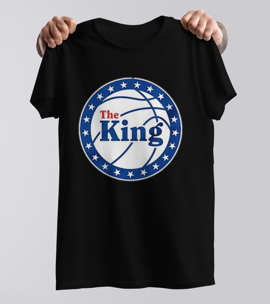 The King Lebron James Philadelphia 76ers 2026 Basketball Stars T-Shirt