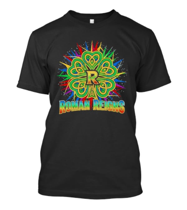 Roman Reigns Shamrock St Patrick's Day 2026 WWE Celebration T-Shirt