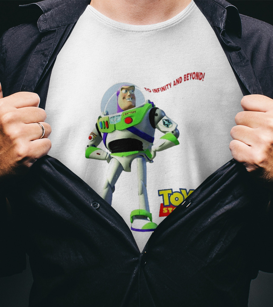 Buzz Lightyear To Infinity And Beyond Toy Story Pixar T-Shirt