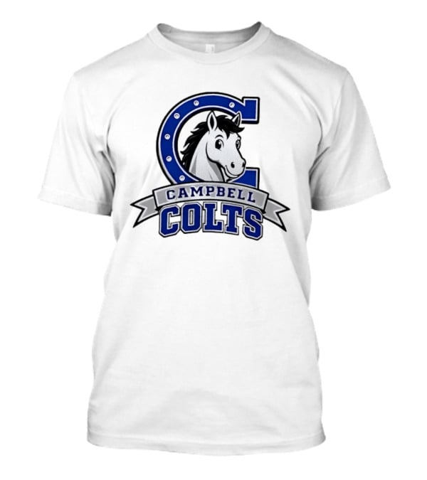 Campbell Colts Athletic Horse T-Shirt
