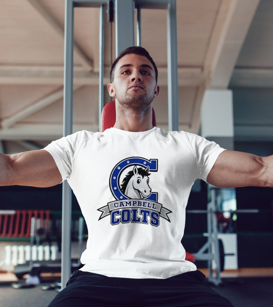 Campbell Colts Athletic Horse T-Shirt
